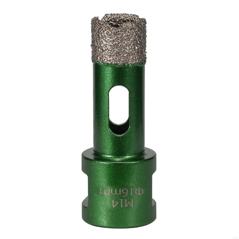   High Efficiency Threaded Teeth Brazed Hole Cutter For Tile Marble Glass 6-50mm