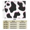 Pink Shadow Cow Print Custom Comfortable Gift An UltraSoft Micro Fleece Blanket