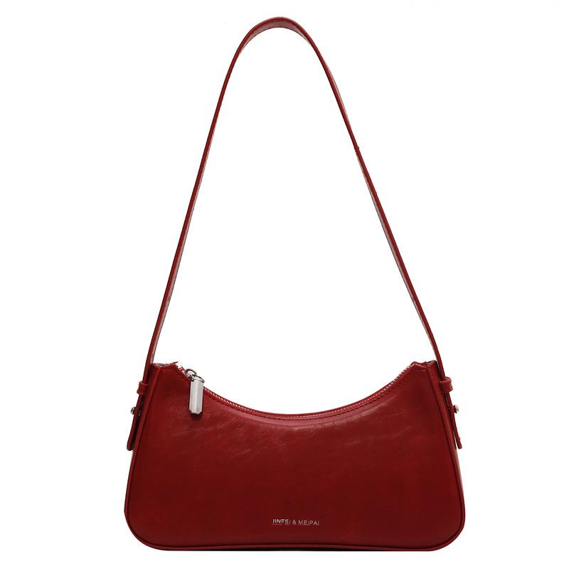 Women's 2025 Niche Design One-Shoulder Underarm Bag – Fashionable Small Square Bag with High-End Appeal