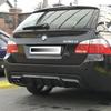 Car Rear Bumper Diffuser Splitter For BMW E60 E61 525i 525d 530i M Sport M-tech M-package 2005-2010 Tuning Gloss Black Bodykits