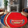 1 st A-Arsenal Matta, Rund Matta, Bekväm, Lämplig för Entréer, Vardagsrum, Kontor och Sovrum, Juldekoration