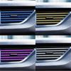 10pcs Car Air Conditioner Vent Trim Colorful PVC Stylish Interior Moulding Strip for Decoration