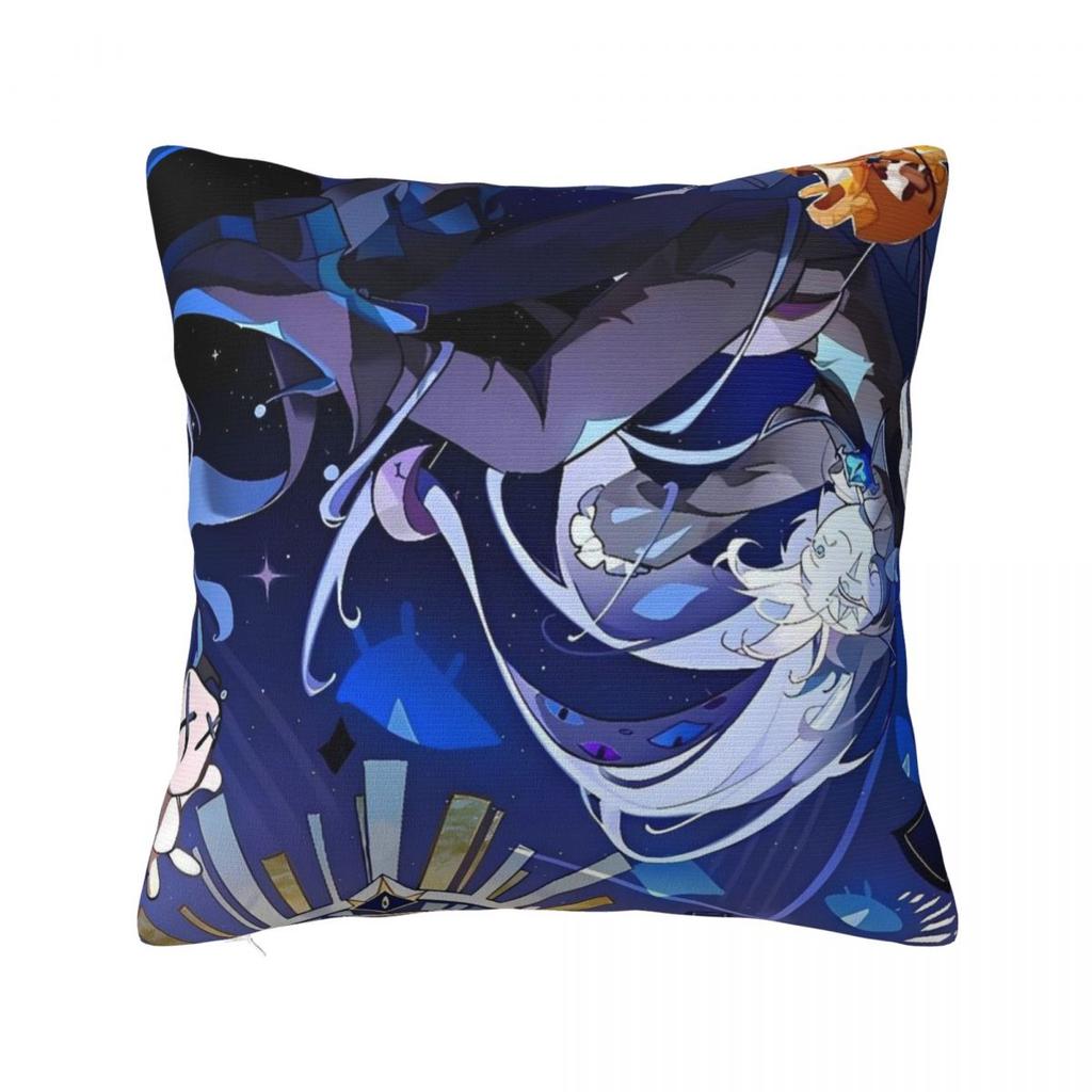 Cookie Run Kingdom Game Shadow Milk Pillow Cover Polyester Pillow Case Cushion Cover Pattern Pillowcases For Living Room Chair