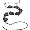 Rivet Studded PU Belt for Women Gothics Waist Belt 2000s Laceup HollowOut Belt for Teens Girl Female Western Cowboy Belt