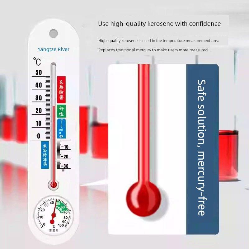 Wall-Mounted Thermometer for Measuring Room Temperature, Specially Designed for Greenhouses, Breeding, and Baby Room Temperature and Humidity