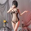 Sexy spodná bielizeň pre ženy Otvorená podprsenka bez rozkroku Transparentná sexuálna spodná bielizeň Porno Šaty Babydoll Horúca čipka Erotický kostým Exotické súpravy