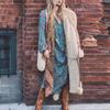 Women's Fashion Casual Bohemian V-Neck Long Sleeve Long Dresses Dresses