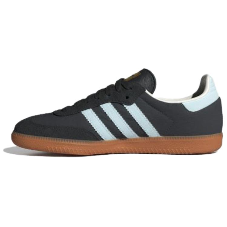 Adidas Samba OG Carbon Almost Blue Gum Women Sneakers Black Chalk-White ID0493