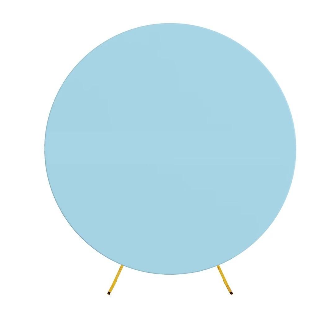 New Pure Color Round Backdrop Cover 4FT Polyester Circle Arch Stand Cover Elastic Stretchy Backdrops Wedding