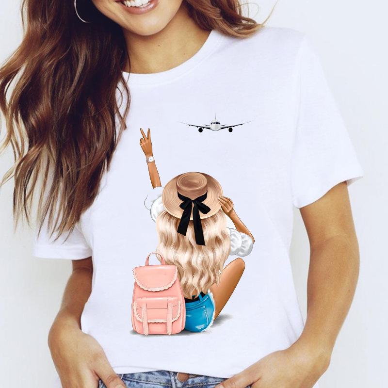 

New Love Sisters Friends on The Round Neck Womens Simple Cute Letter Shoulder Tshirt Women Short Sleeves Oversized T Shirt 4XL