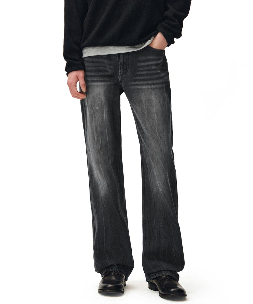 DECET Dawn Semi Wide Jeans Dcpt002Crblack2