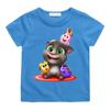Talking Tom Game T-shirt Game Casual 100%Cotton Tee-shirt  Boys/girls6-12year Old Boy Tees Kids Graphic Printing Tshirt Clothes
