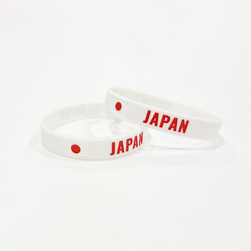 Football World Cup Bracelet Argentina France Brazil Netherlands United States Portugal Italy Flag Silicone Bracelet