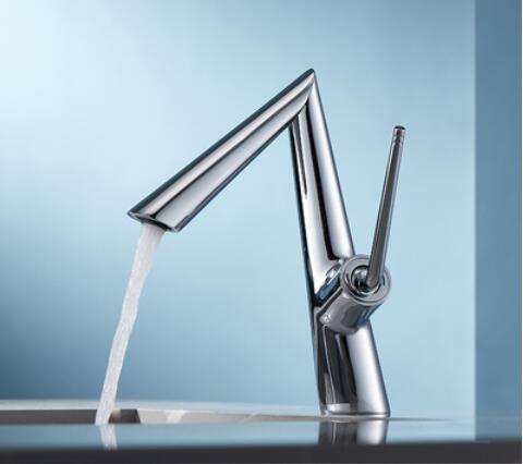 

Tuqiu New Basin Faucet Bathroom Hot Cold White and Gold Mixer Crane Deck Single Lever Tap Basin Mixer Brass White Brush Gold