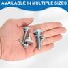45pcs Large Head Thumb Screws Durable Round Head Screws GB834 Knurled Screws  Construction