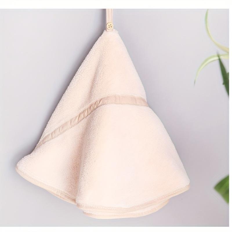 4 Piece Coral Fleece Multi Purpose Towel Set, Bathroom Hand Towels, Kitchen Towels, Ultra Soft and Absorbent