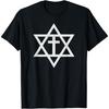 Messianisches Kreuz Davidstern T-Shirt T-Shirt