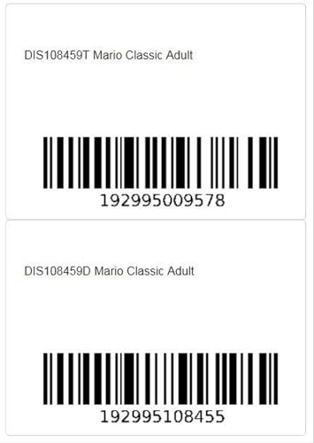 Mario Classic Adult Medium