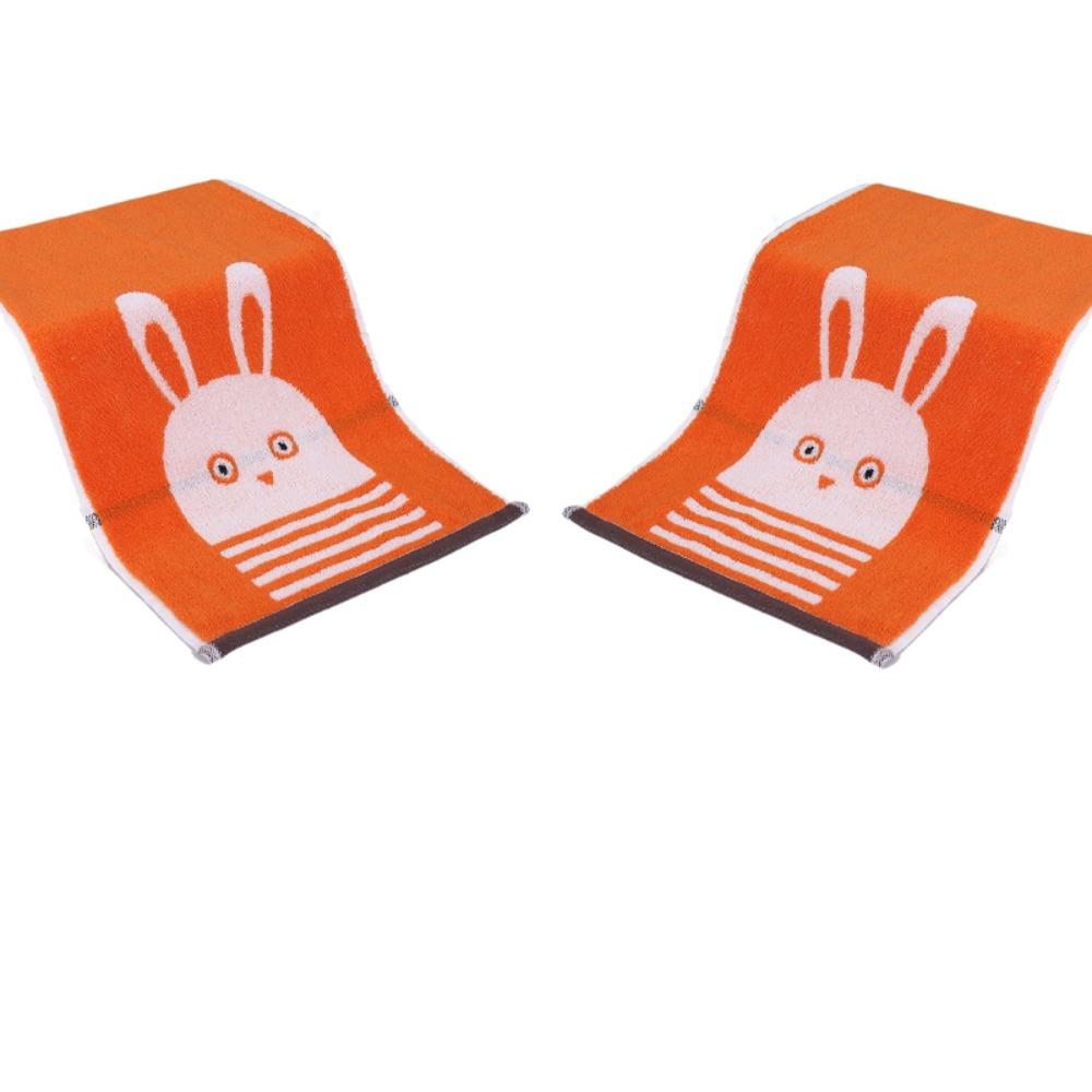 

2 шт. 25x50 см Кролик Детское банное полотенце Собака Медведь Детское полотенце для лица Дружелюбный к коже Мультяшное спортивное полотенце для умывания оранжевый