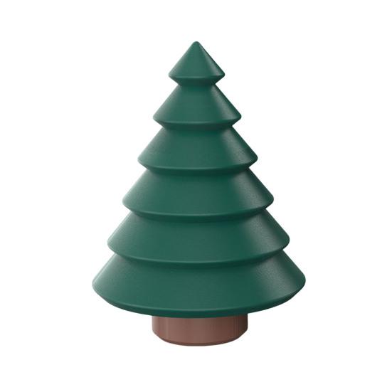 Yousheng Christmas Tree Ornament, One-Piece Molding Piggy Bank with Hidden Money Storage Function, Decorative Holiday Desktop Decoration