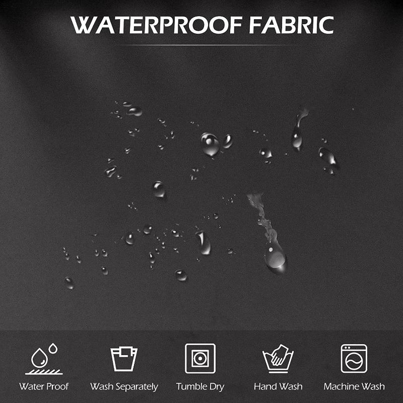 PU Leather Bar Stool Covers Rectangular 100% Waterproof Oilproof Stool Covers Thicker Leather Saddle Stools Slipcover