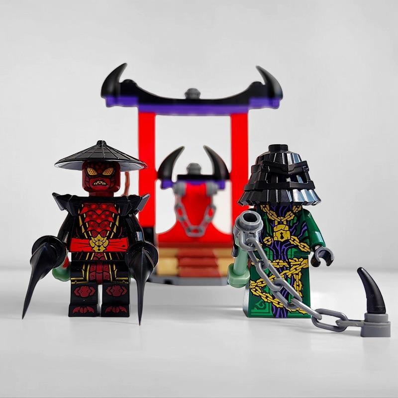 New Rare Ninja Building Blocks Phantom Villain Ninja Role Humanoid Doll Mini Character Toy Birthday Gift Funny Party