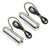 Marine Led Lights 42LEDS Waterproof Underwater LED Boat Light 10‑30V DC Drain Plug Light for Yacht Boat White Light