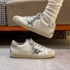 Autumn New Leather Old Retro Star Board Shoes Casual Four Seasons Fashion Moral Training Shoes Forrest Gump Shoes Women