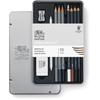 WINSOR & NEWTON Studio Collection - Metal Box of 7 Sketching Pencils