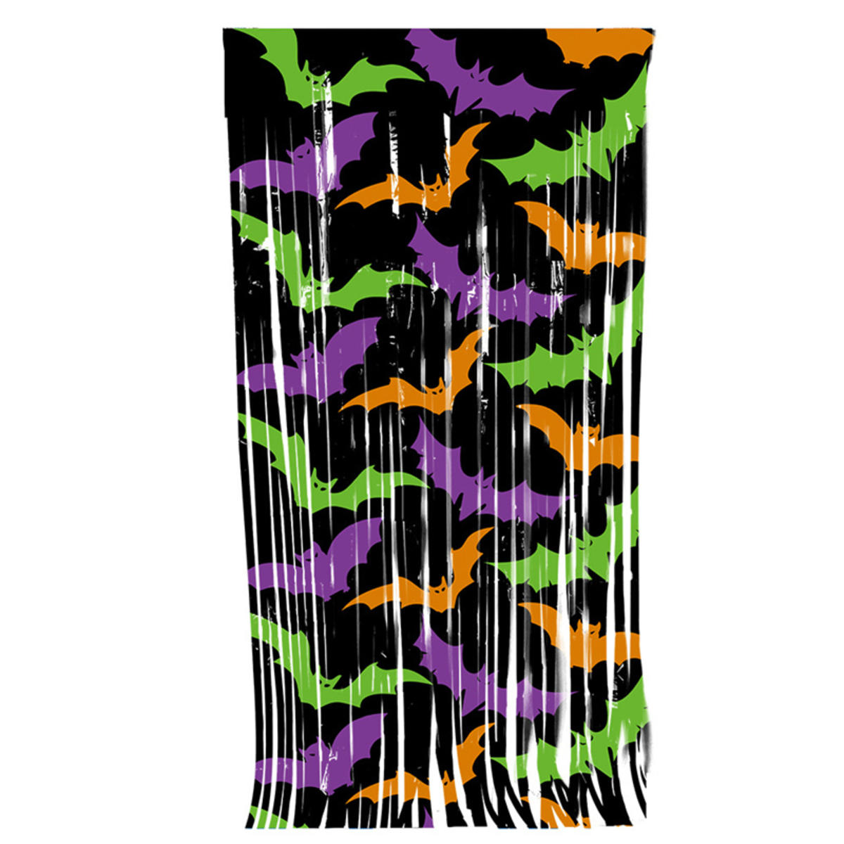 

Lightweight Halloween Curtain Decoration - Pumpkin Ghost Bat Pattern Eye-Catching Photo Backdrop for Haunted House & Party Background one size