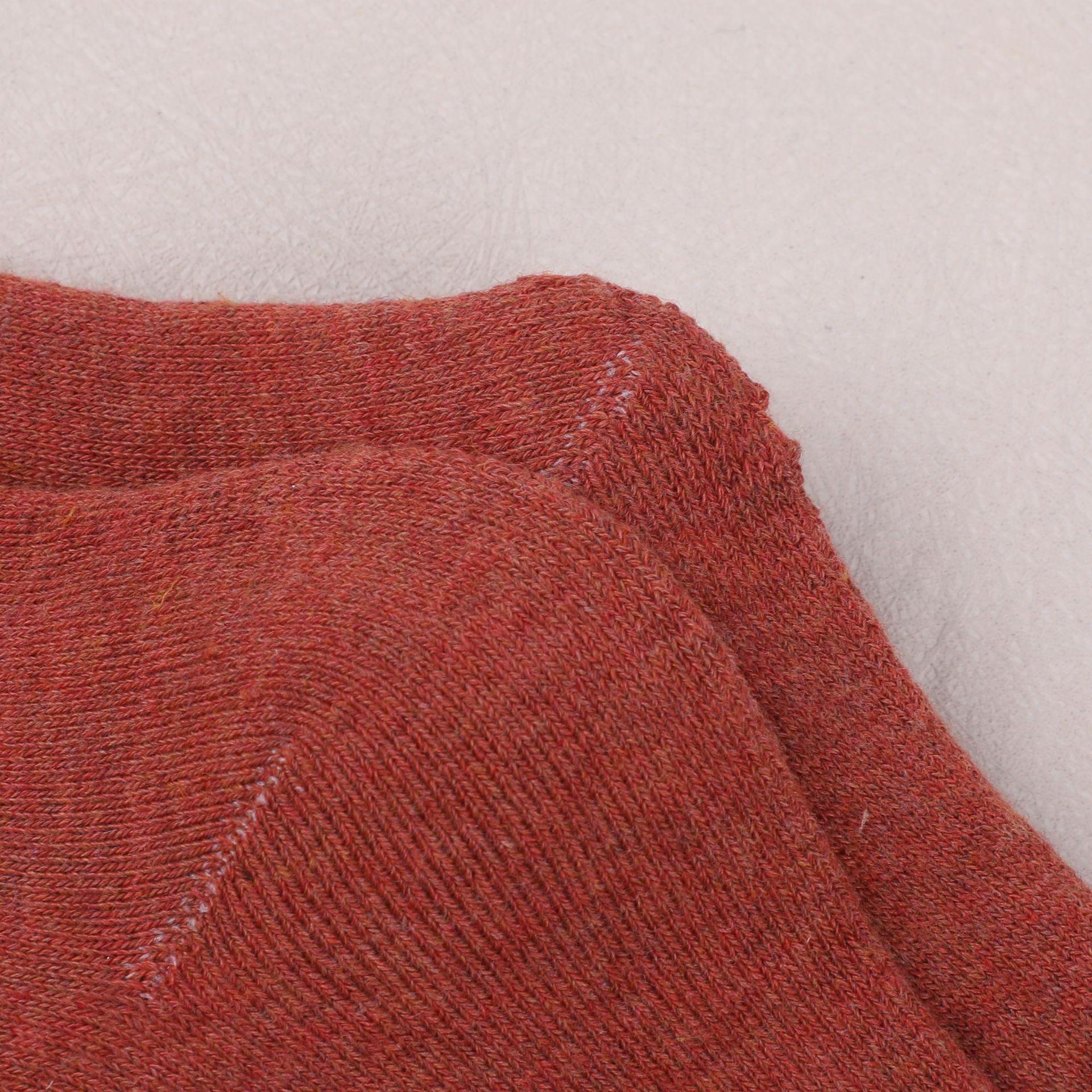 

5 пар женских хлопковых носков средней длины, высококачественные мягкие свободные термальные модные женские носки красный