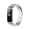 Suitable for Huawei for Honor Band 5 4 Watch Band Adjustable Stainless Steel Replacement Strap Wristband Bracelet Rust P