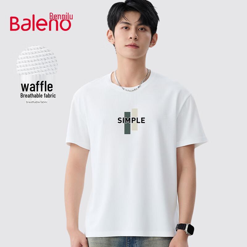 Baleno Men s Waffle Knit Short Sleeve T-Shirt M