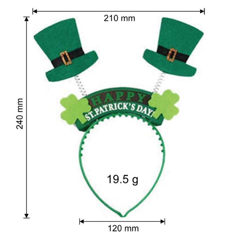 Patricks St Day Green Clover Hair Band Elf Hat Clothing Accessories Department
