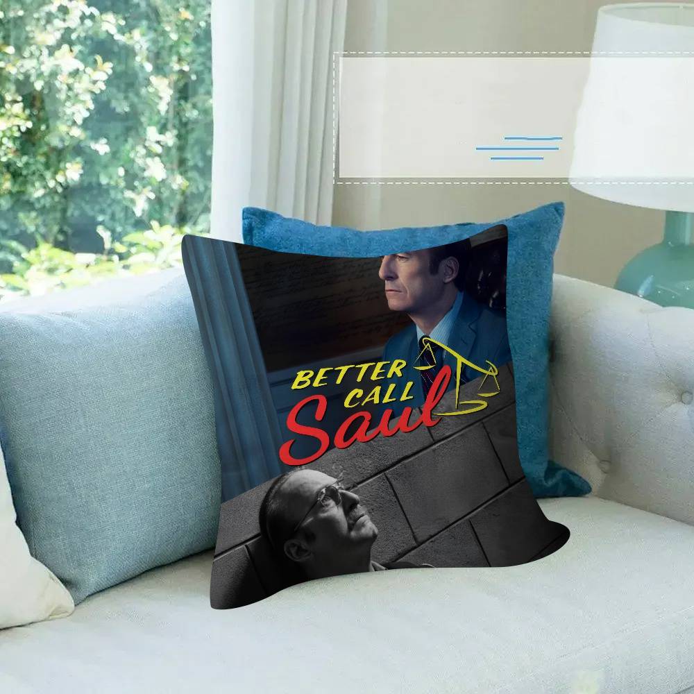 Classic Better Call Saul Pillow Cushion Cover Pillowcase Living Room Sofa Home Decor Customized