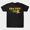 Men Black Print T-shirt Bluth'S Frozen Banana Stand Logo Arrested Development No-Cut Transfer Paper Print Cotton Tshirt
