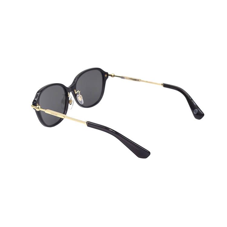 Burberry Metal Logo Square Sunglasses Women Sunglasses Black Gold B4429-D-4112-87