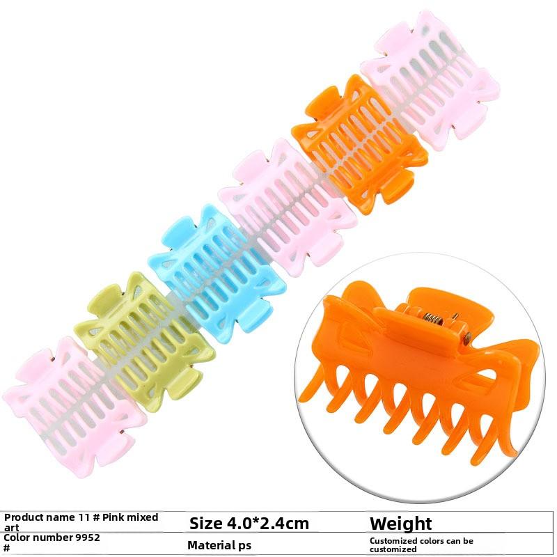 Medium-sized Small Gripper 7-tooth Hair Clip Ladies' Top Clip Wig Claw Clip