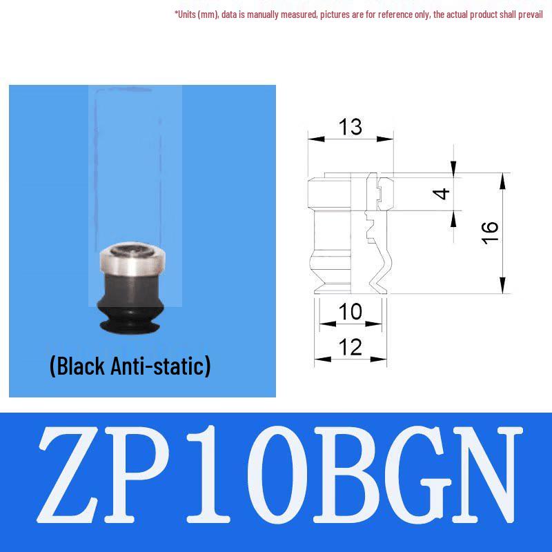 Anti-static Rubber Bellows Suction Cup