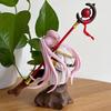 Frieren Beyond Journey's End Frieren Model Pink Hair with Staff PVC Action Figure Collectible Model Toy Present