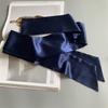 Satinseide Haarband Einfarbige Tasche Band Vielseitiger Schal Halstuch