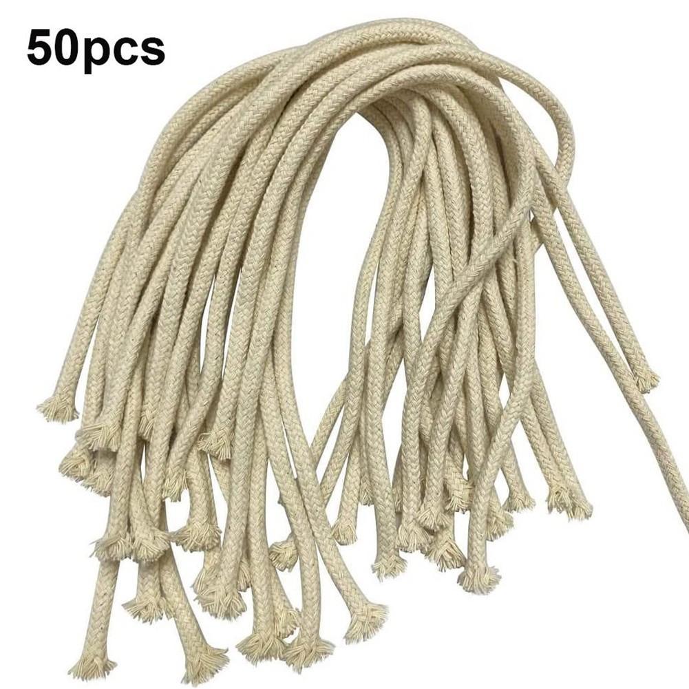 

Прочный бытовой фитиль из чистого хлопкового масла, круглый 1/4, 6,7 дюйма