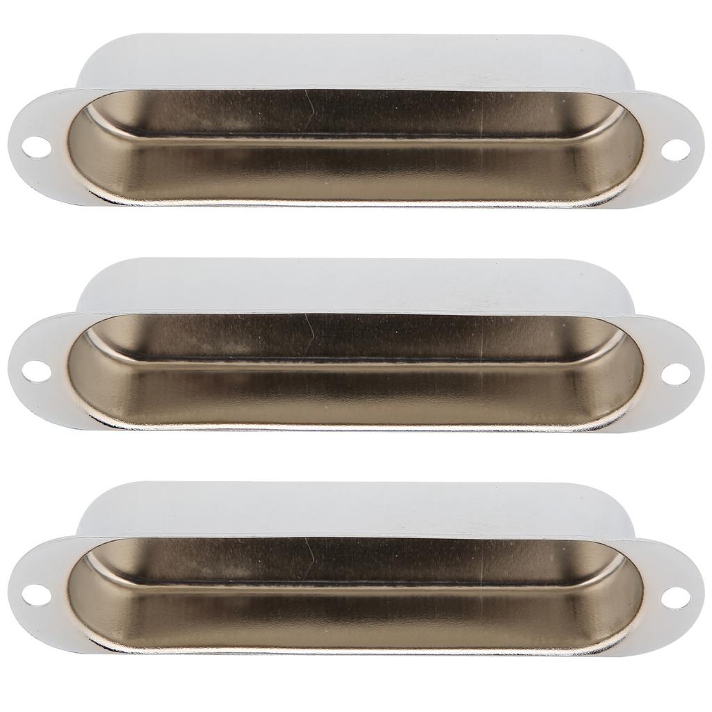 3Pcs Closed Pickup Cover Single No Hole Brass Instrument Guitar Musical Accessories
