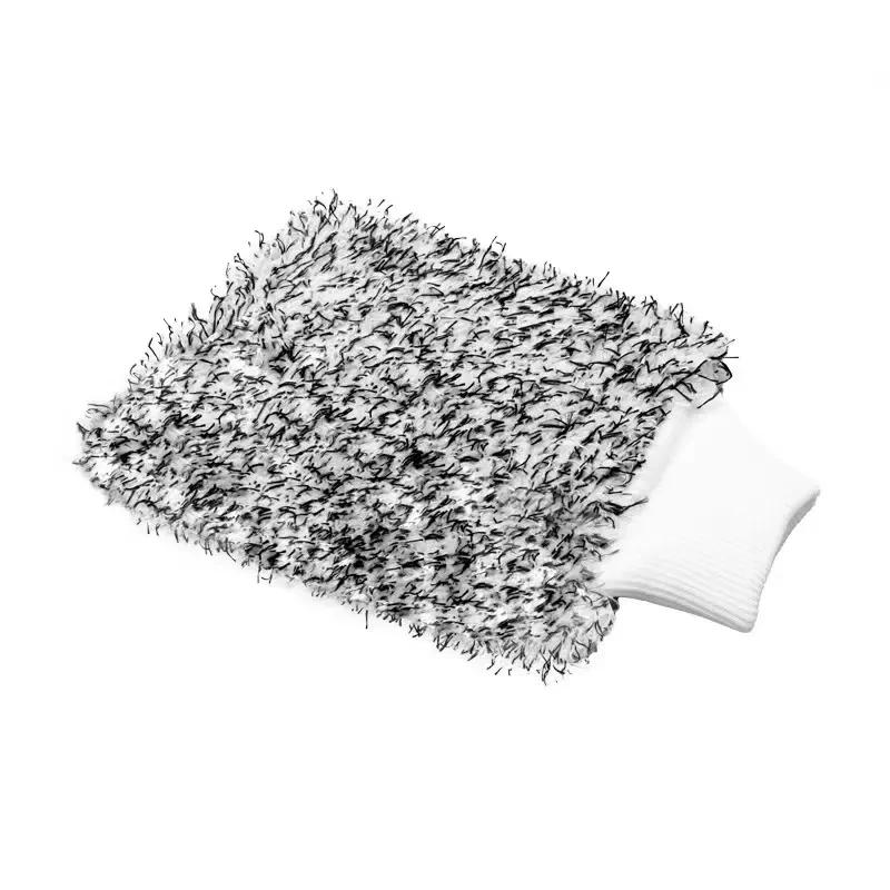 Microfiber Car Washing Gloves Thicken Coral Fleece Absorbent Water Anti-slip Cleaning Gloves Auto Cleaning Tools Car Accessoires