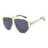 Luxury Designer Women Sunglasses Vintage Rimless Ladies Fashion Sun Glasses New  Summer Shades