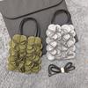 Flower Handbag Women'S Simple Shoulder Messenger Bag Tote Bag Niche Design Commuter High-End Tide