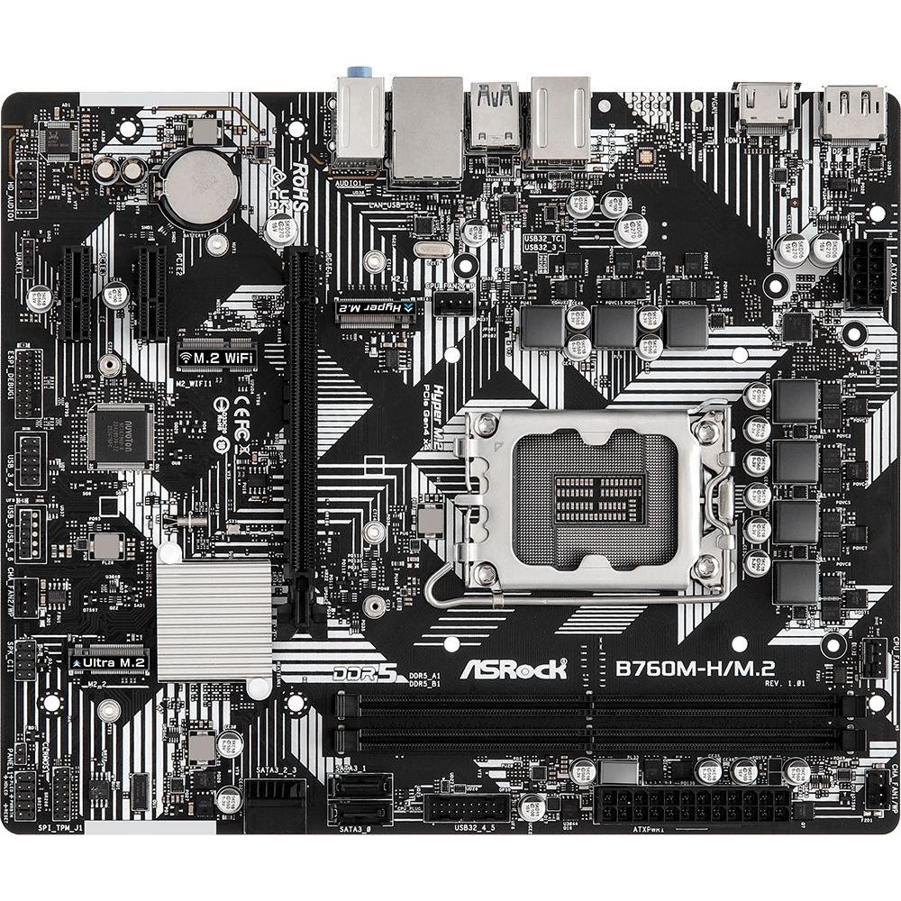 

Материнская плата Asrock B760m-h м 2