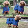 Towel Bathrobe Dog Microfibre Bath Robe Pet Super Absorbent  Drying Coat