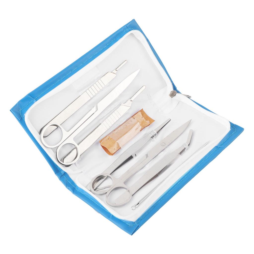 7pcs Stainless Steel Dissecting Dissection Kit Set Biology Student Lab Tools