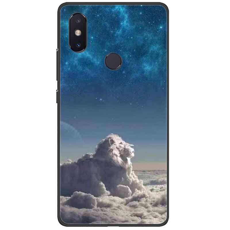 Case For Xiaomi Mi Max 3 Cover Mix3 Mix2s Sofft Silicone TPU Cat Lion Back Cases For Xiaomi Mi Mix 2s Cases 2 Max3 Max2 Fundas